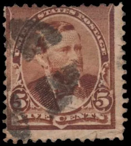 US #223 Used 5c Grant