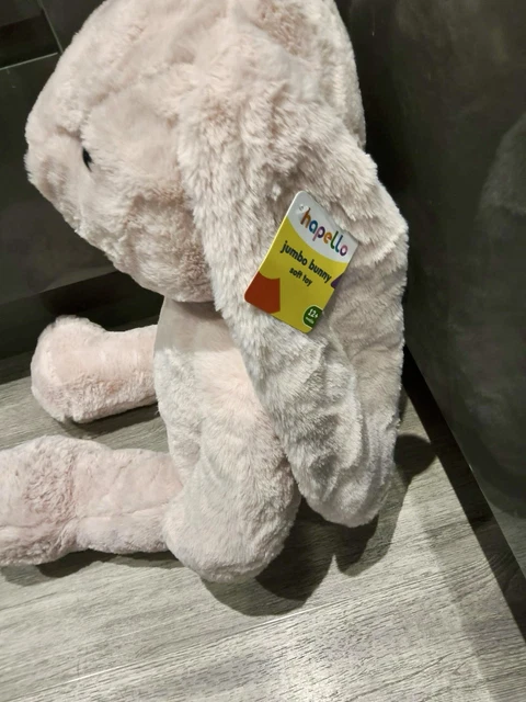 Pink Germany ASDA VIRAL GIANT Light Pink Bunny Soft Plush Toy £30.86 - PicClick UK