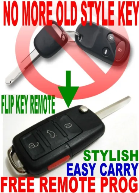 Flip Key Remote For 2002 2003 2004 2005 2006 Honda Cr-V Chip Keyless Entry Fob W