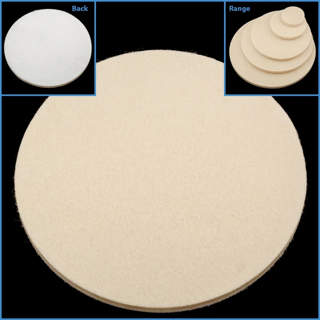 150mm Wool Felt Polishing Buffing Buffer Wheel Power Angle Grinder Rotary Tool