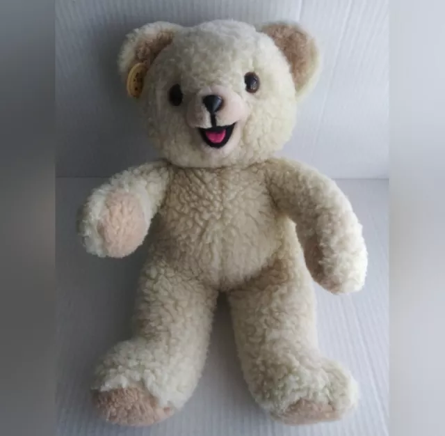 Snuggle Bear Fabric Softener 15" Vintage 1986 Plush Stuffed Animal w/ Tag Russ