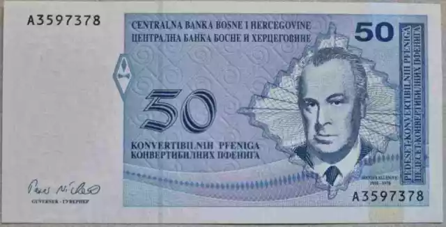 Bosnia-Erzegovina: 50 Convertible Pfeniga 1998 (Pick#57)