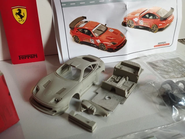 Ferrari F430 JGTC 2008 N°11 - Jim Gainer - Miniature Résine 1/18 (Neuf)