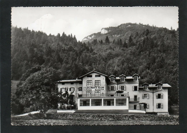 Cartolina Garniga Terme Trento Albergo Bondone Stabilimento Bagni Fg Vg1962