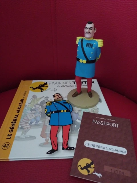 TINTIN LA COLLECTION OFFICIELLE Figurine # 42 Le Général Alcazar