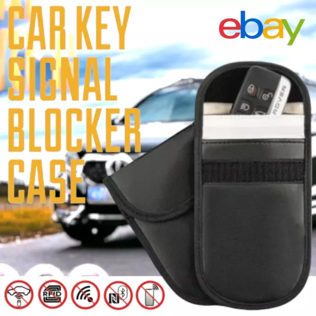 Car Key Signal Blocker Faraday Pouch Case - Fob Keyless RFID Blocking Cage uk