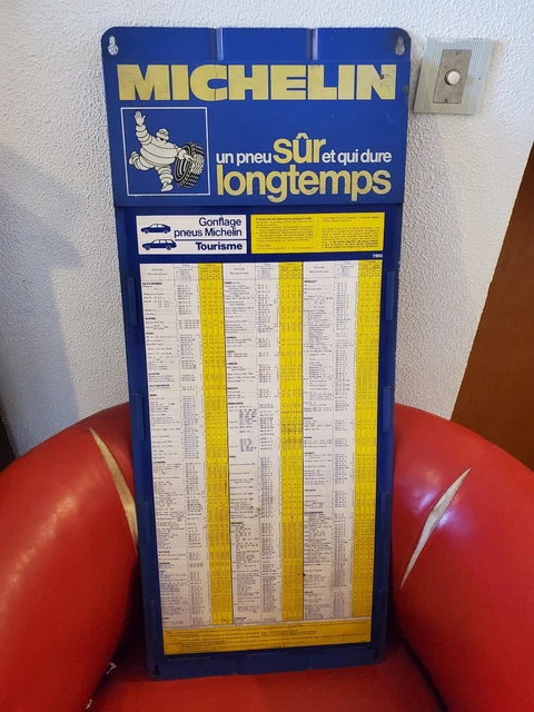 Plaque tôle Michelin orange et jaune parfait pour une décoration industrielle Plaque tôle Michelin orange et jaune parfait pour une décoration industrielle