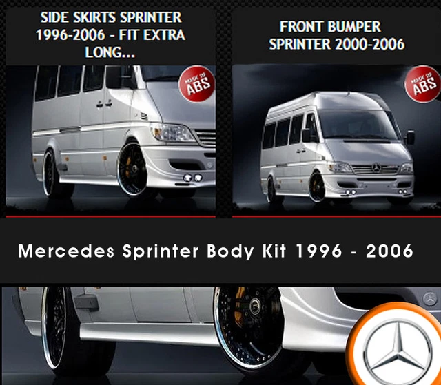 MERCEDES SPRINTER VAN Body Kit 1996 2008 Front Bumper Side Skirts