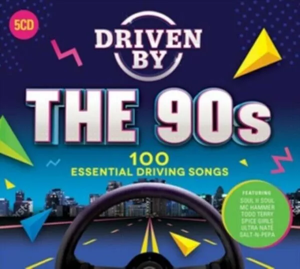 Driven By the 90s CD (2019) NEW SEALED 5 Disc Album Box Set Pop Rock R&B