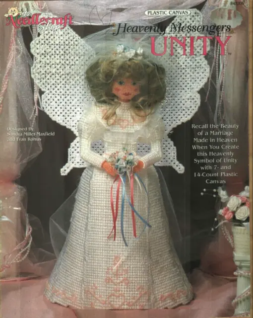 Used Heavenly Messengers Unity Angel Doll Plastic Canvas Pattern Book