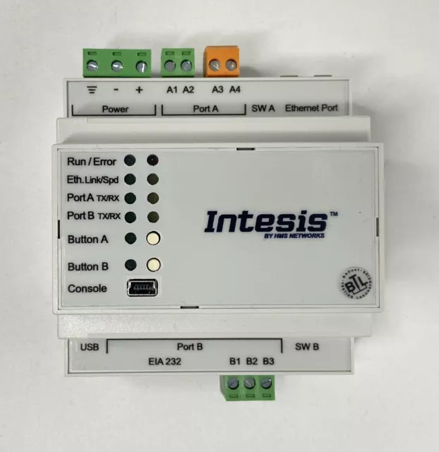 Intesis Inascbac6000000 Is-Ibv6-Eth-Rs485-Rs485/Rs232 Bacnet To Ascii 2