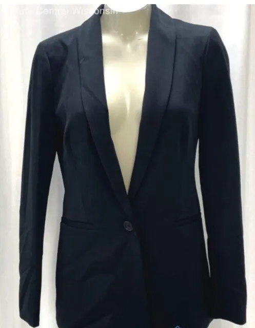 NWT J. Crew Black Single Button Blazer Women's Sz 2