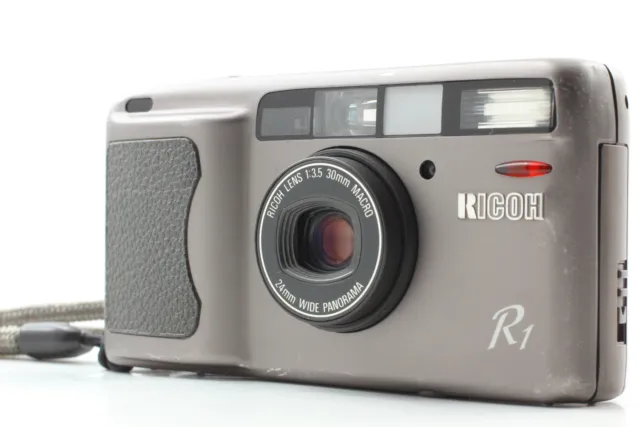 [Exc+5] Ricoh R1 Gray 35mm Point & Shoot Film Camera LCD Not Works ● Japan 0096