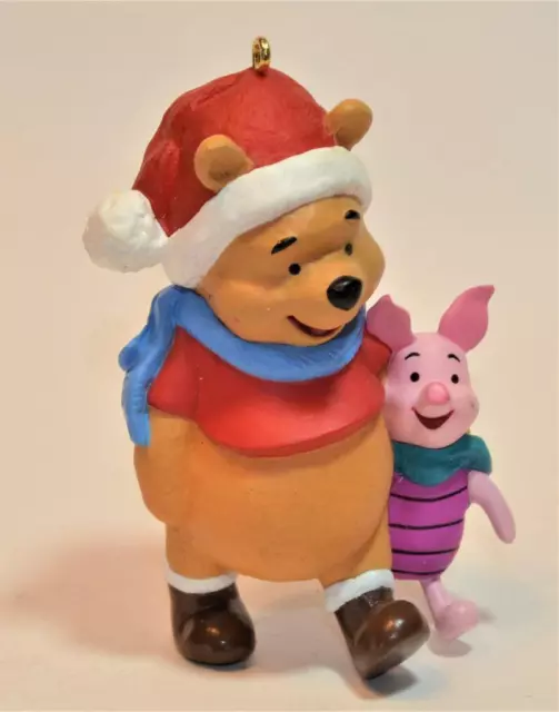 Vtg 1996 Hallmark Disney Winnie Puuh Und Ferkel Weihnachten Ornament QX-5454