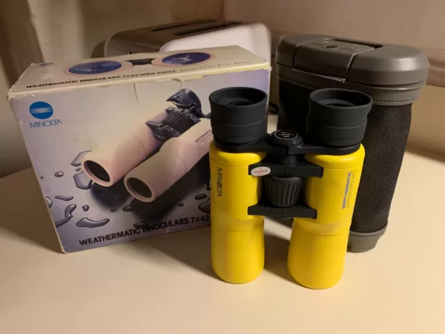 Minolta weathermatic sales 10x42 binoculars