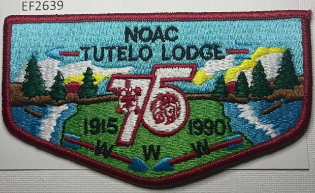Boy Scout OA Tutelo Lodge Flap 75th Anniversary