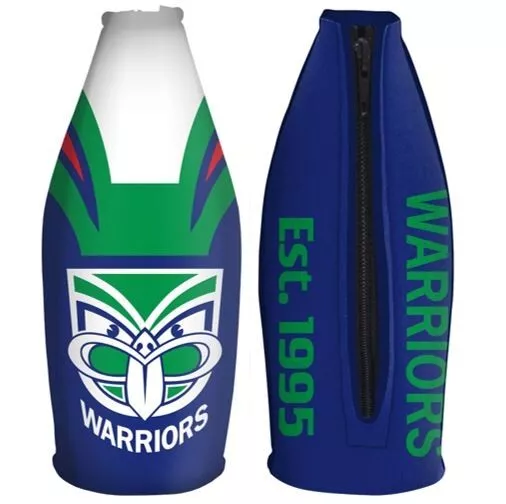 120307 New Zealand Warriors Nrl Long Neck Tallie 750Ml Beer Bottle Holder Cooler