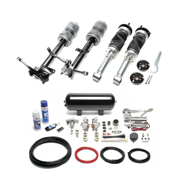 Ta technix Air Châssis Viair Compresseur Kit Noir pour BMW 3er Serie E21 51mm