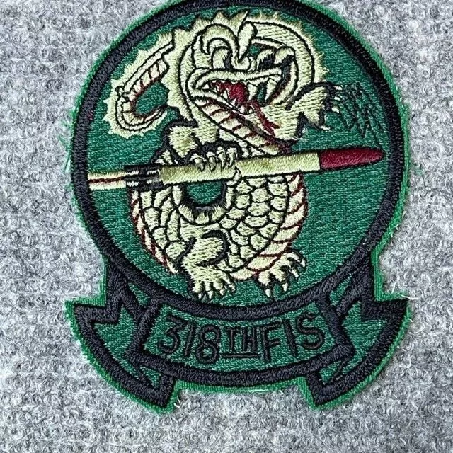 United States Air Force Vintage 318 FIS Fighter Interceptor Squadron Patch USAF