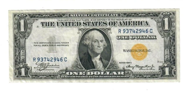 1935A $1 North Africa Silver Certificate Fr#2306 XF