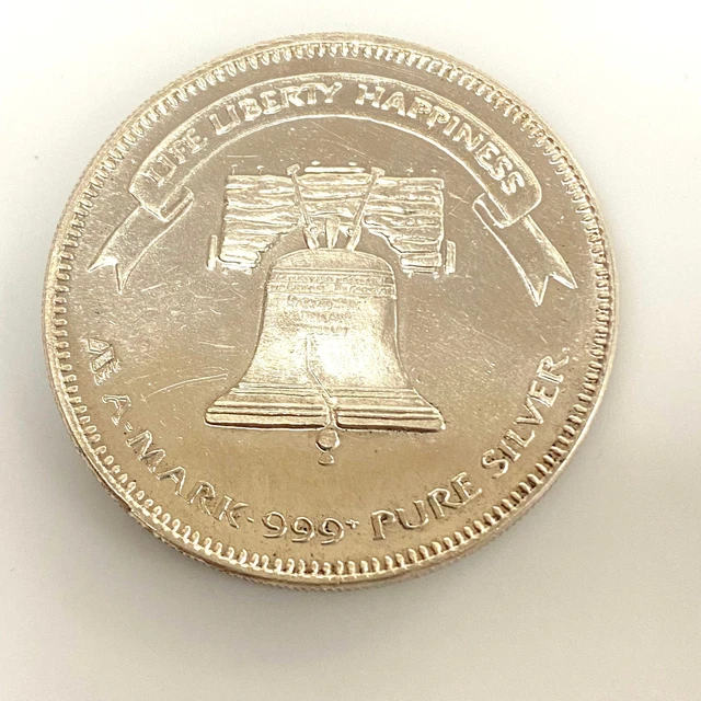 ライフリバティハピネス 1オンス銀貨 1984年 da1207 ライフリバティハピネスイーグルコイン 1トロイオンス.999 1984