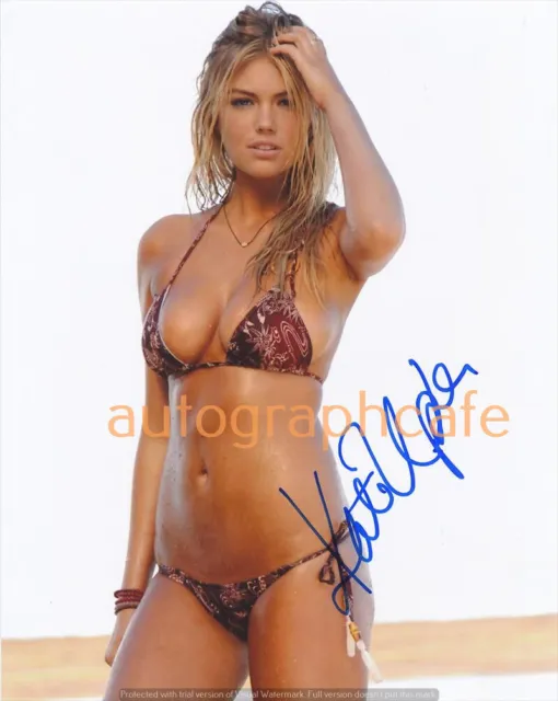 KATE UPTON 10 x 8 Inch Autographed Photo - High Quality Copy Of Original (g)