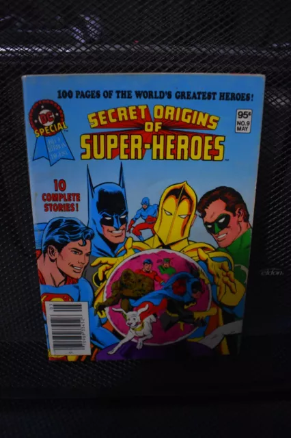 DC Special Blue Ribbon Digest Volume 9 Secret Origins of Super-Heroes TPB 1981