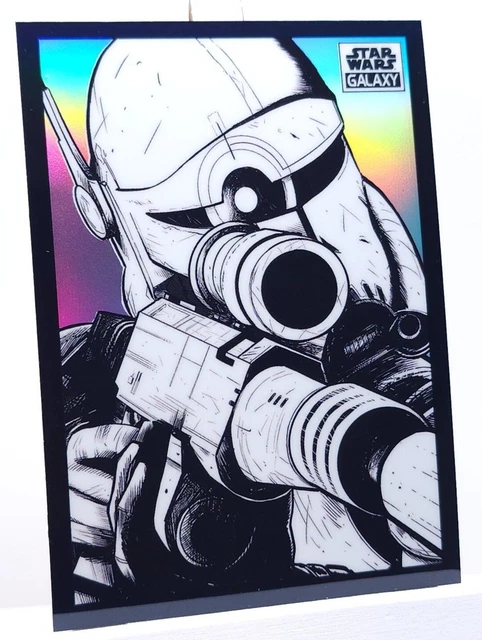 2022 Star Wars Chrome Galaxy Single *SKETCH VARIATION* Base Card ***YOU PICK***