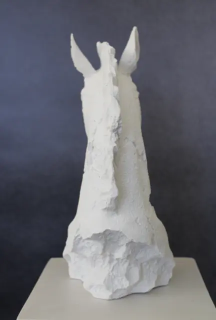 Grande statue de cheval, 15" / 38 cm, sculpture de buste de cheval,... 3