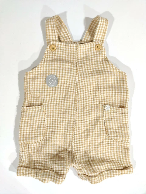 18 Months Baby Boys One Piece Outfit 100% Organic Cotton Carters Overall Gift