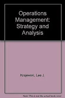 Operations Management: Strategy and Analysis de Lee J. Kra... | Livre | état bon