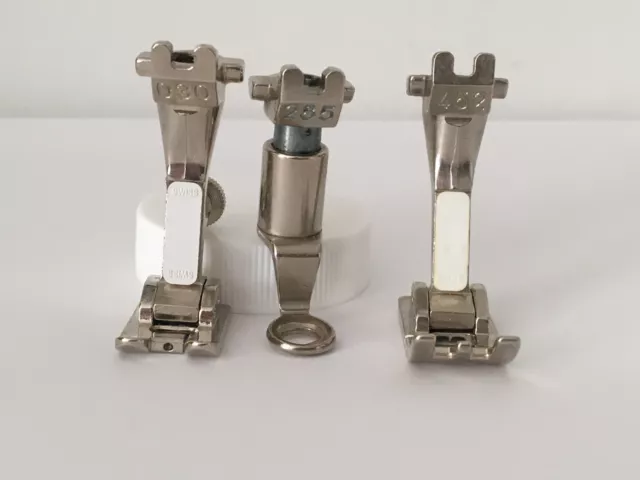 Lot of 3 Genuine BERNINA Old Style Presser Foot Feet 452 030 285