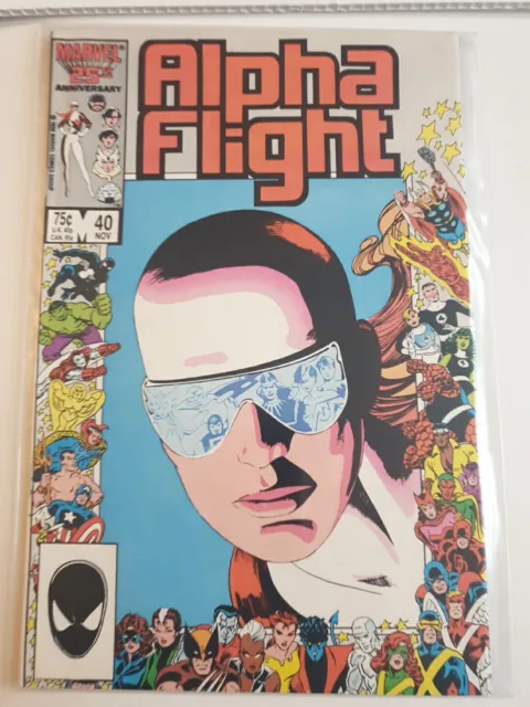 Alpha Flight #40 Marvel Comics Nov 1986 John Byrne Rare Vf+