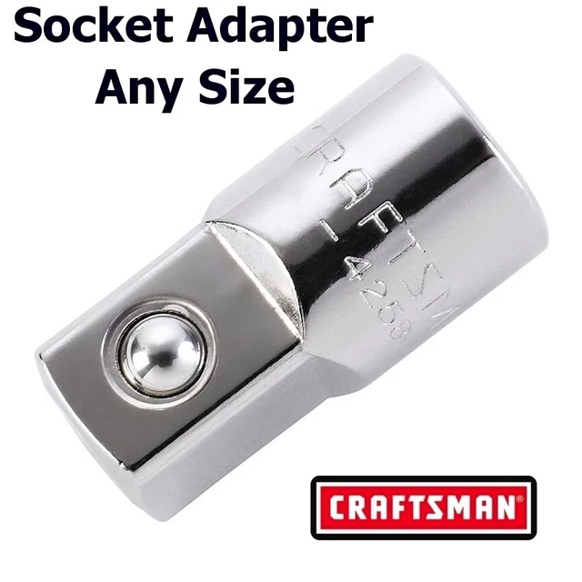 CRAFTSMAN 1/4& 3/8& 1/2" 3/4" in. Drive Adapter Socket Ratchet