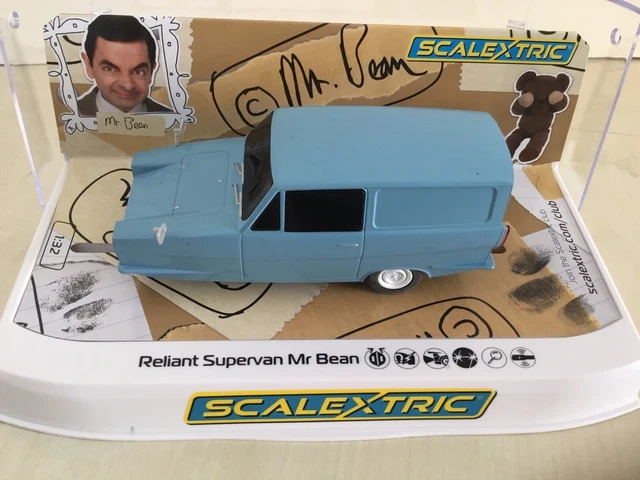 SCALEXTRIC C4259 RELIANT Regal Supervan Mr Bean Lights New Boxed