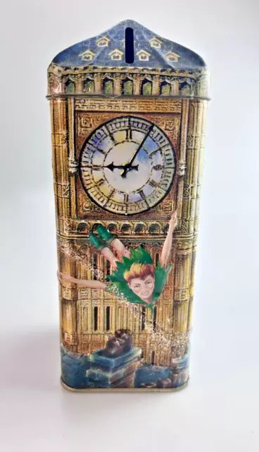 Peter Pan London Big Ben Collectable Tin Money Box