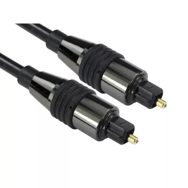 3m LONG TOSlink Cable Optical Digital Audio Lead PREMIUM RANGE TV Sound Bar PS4