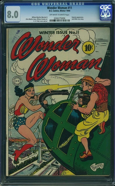 Wonder Woman #11 Cgc 8.0 Oww 1St Appearance Of Hypnota Cgc #0266275006