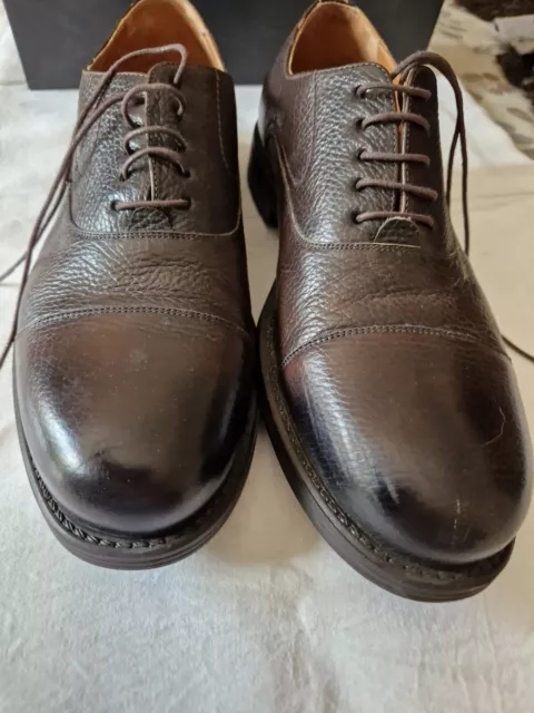 jones boot maker Size 10 Mens Brown Grain Derby Shoes