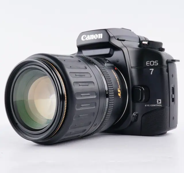 Ex+ 5 Canon EOS 7 Elan 7 35mm Película Cámara Con / Ef 35-135mm F/4-5.6 Lente De