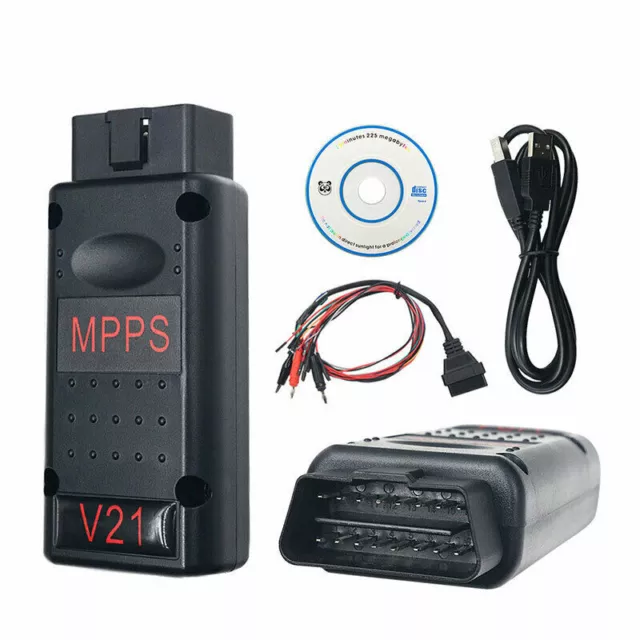 MPPS V21 Main+Tricore+Multiboot Cable ECU Tuning Chip Scanner for Car Diagnostic 2