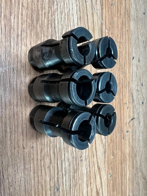 Procunier 3E Tap Collets (6) Pcs. 1/4  3/8 7/16  1/2 9/16 & 5/8