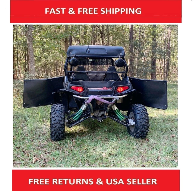 Aluminum Side Doors Assembly Fits 2008-2021 Polaris RZR 800/570/XP 900 -Black