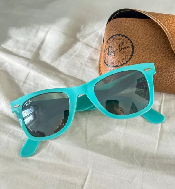 Ray Ban, Wayfarer, Lunettes de Soleil, RB-2140, Turquoise