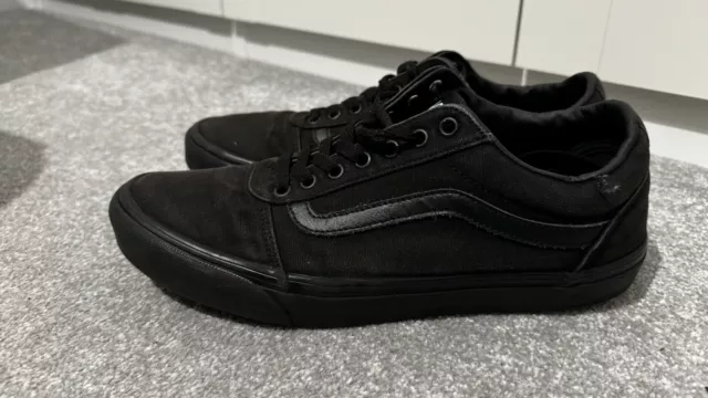 VANs Old Skool Skate Shoes Black Men Uk 11