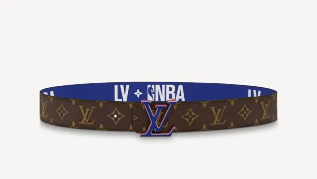 Louis Vuitton x NBA LV 3 Steps 40MM Reversible Belt Monogram in Coated  Canvas with Blue-tone - US