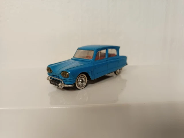 Norev 1/43 Citroën Ami 8 Blanche 1967 - Miniature Plastique Ancienne En Boîte