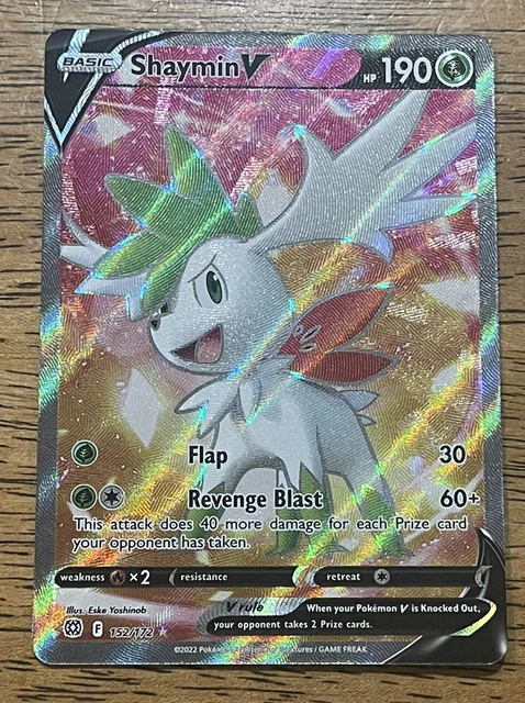 Shaymin V #152/172 full Art Ultra Rare Pokémon Card Brilliant Stars –  CTKollectables