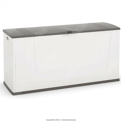 Keter BAULE CASSAPANCA CONTENITORE MULTIUSO INTERNO ESTERNO CASSA RESINA GIARDINO 200L 