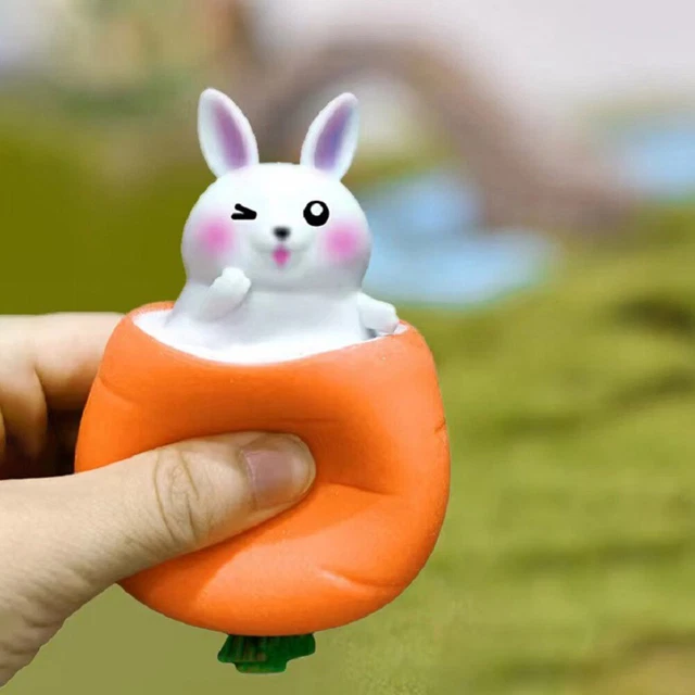 Giocattolo Animale Divertente Giocattolo Rilassante Morbido Pasqua Carota Forma Coniglio Giocattoli Regali Adolescenti